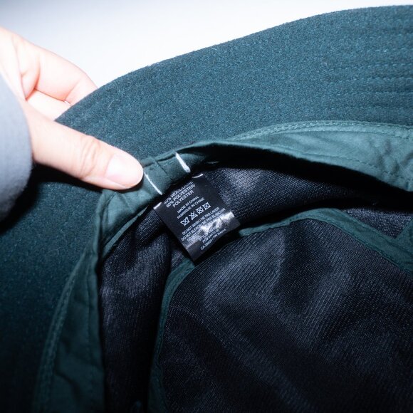 Stüssy Fuzzy Wool Basic Bucket Hat in Forest green main image 4